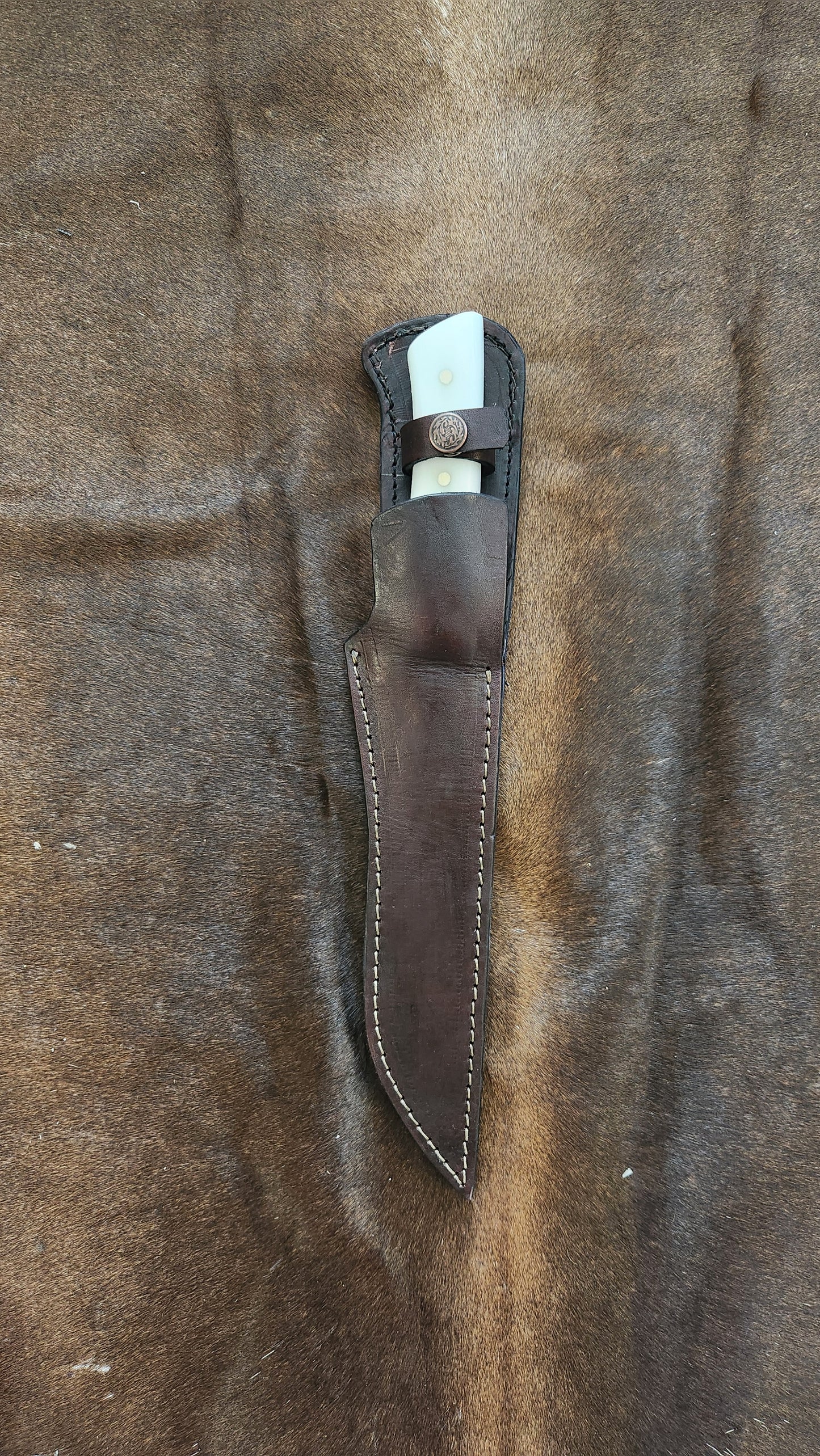 8in fileting knife white handle