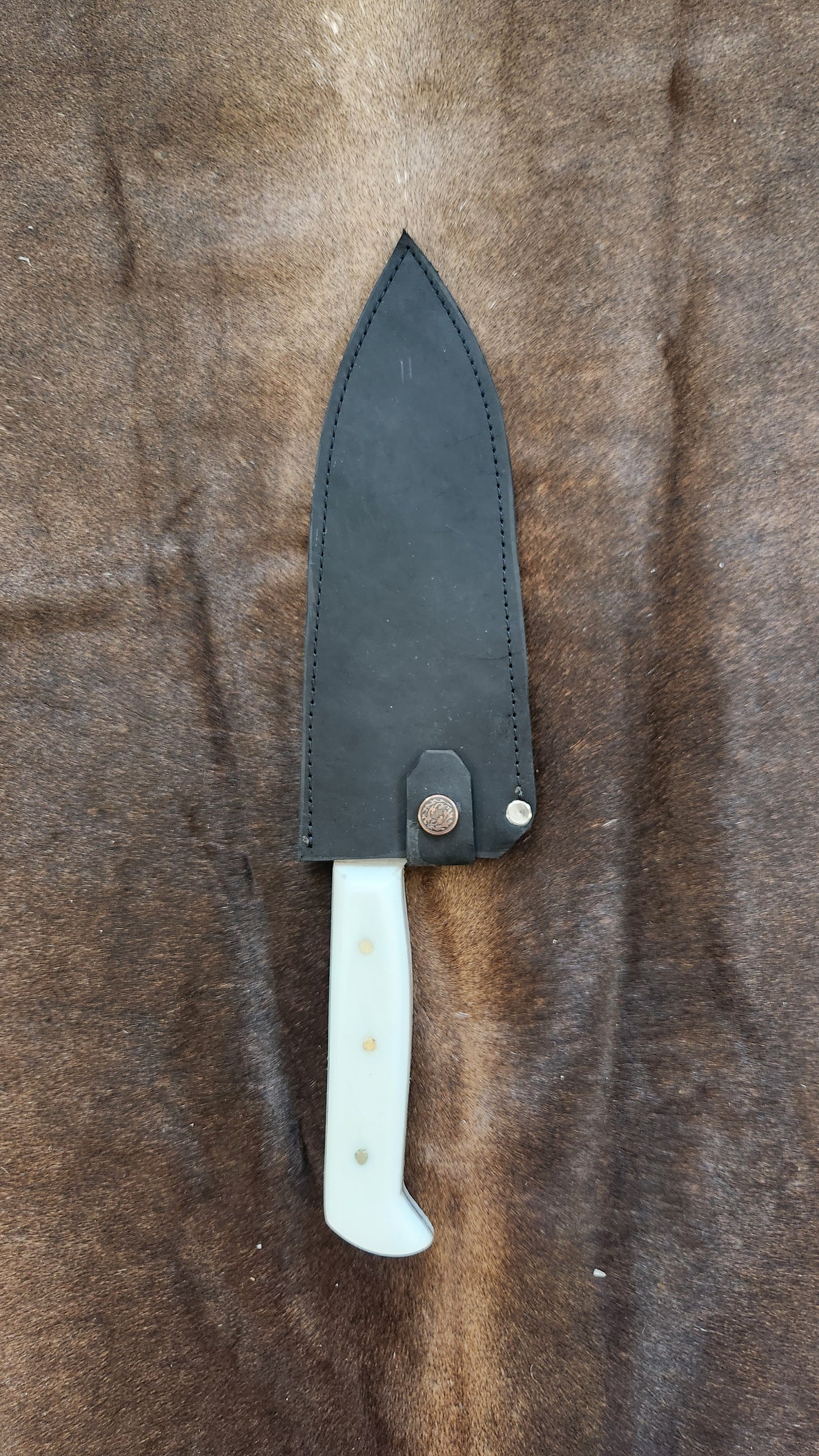 8" Chef white handle