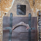 Aged Leather Apron Mesquite Set w/ Skinner and Machete