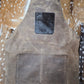 Aged Leather Apron Mesquite Set w/ Skinner and Machete