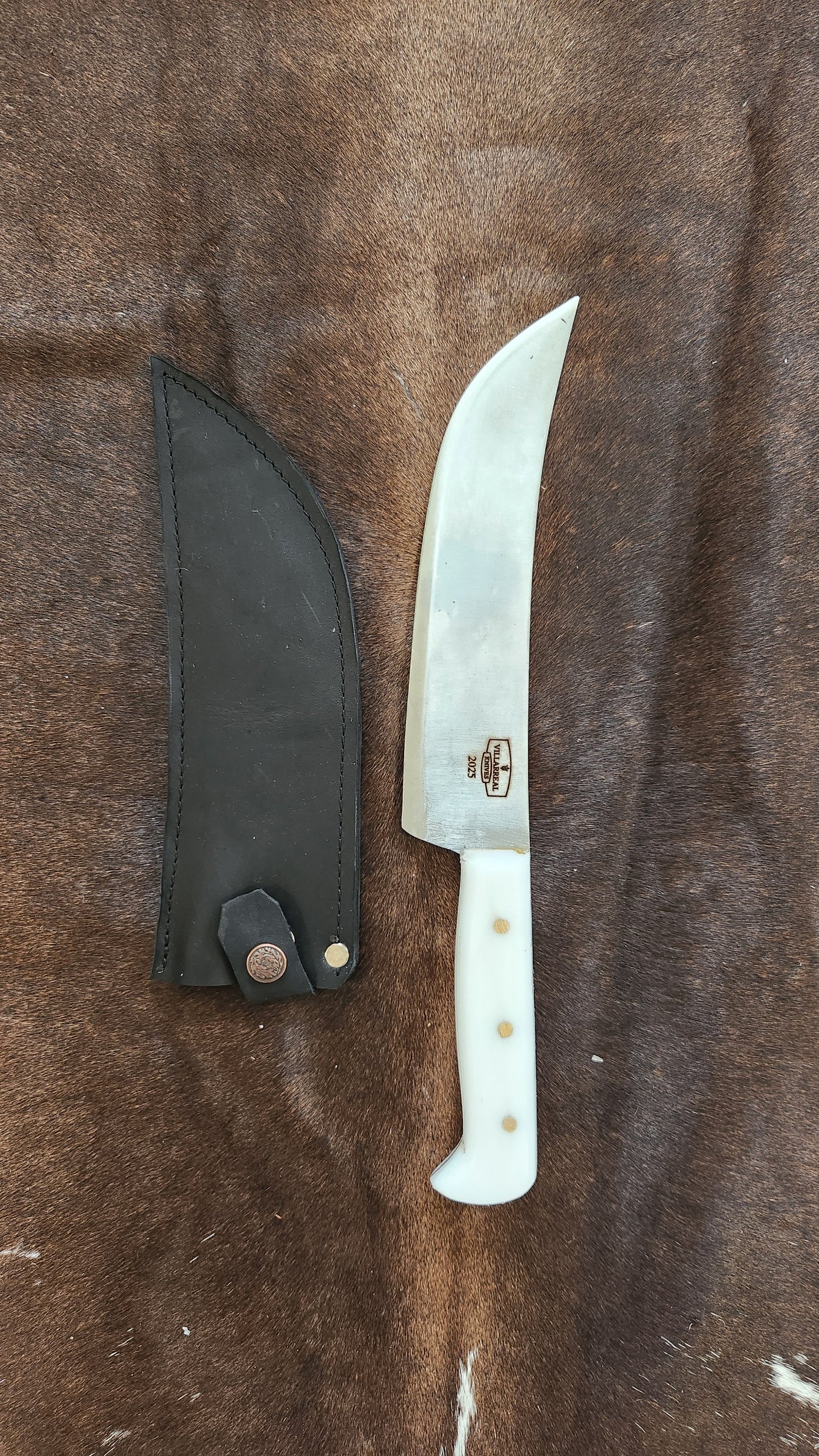 8in Slicer white handle
