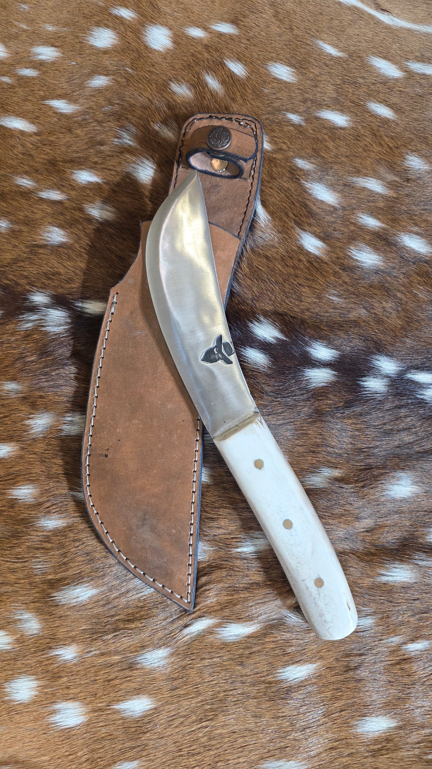 Traditional Skinner deer antler