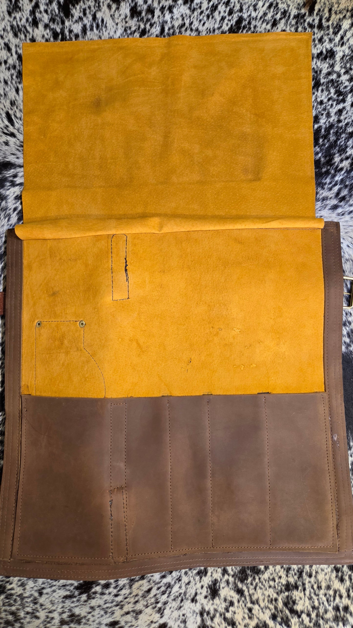 5 Slot Leather Roll